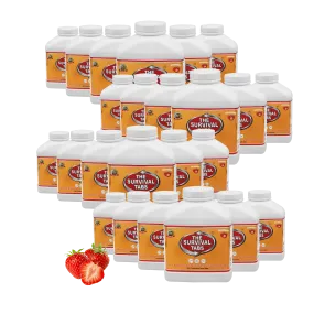 1-year survival tabs strawberry 25year shelf life none GMO gluten-free