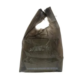 11.5" x 6.5" x 21.5" 1/6 Plain Black Bags, Pack of 1,000