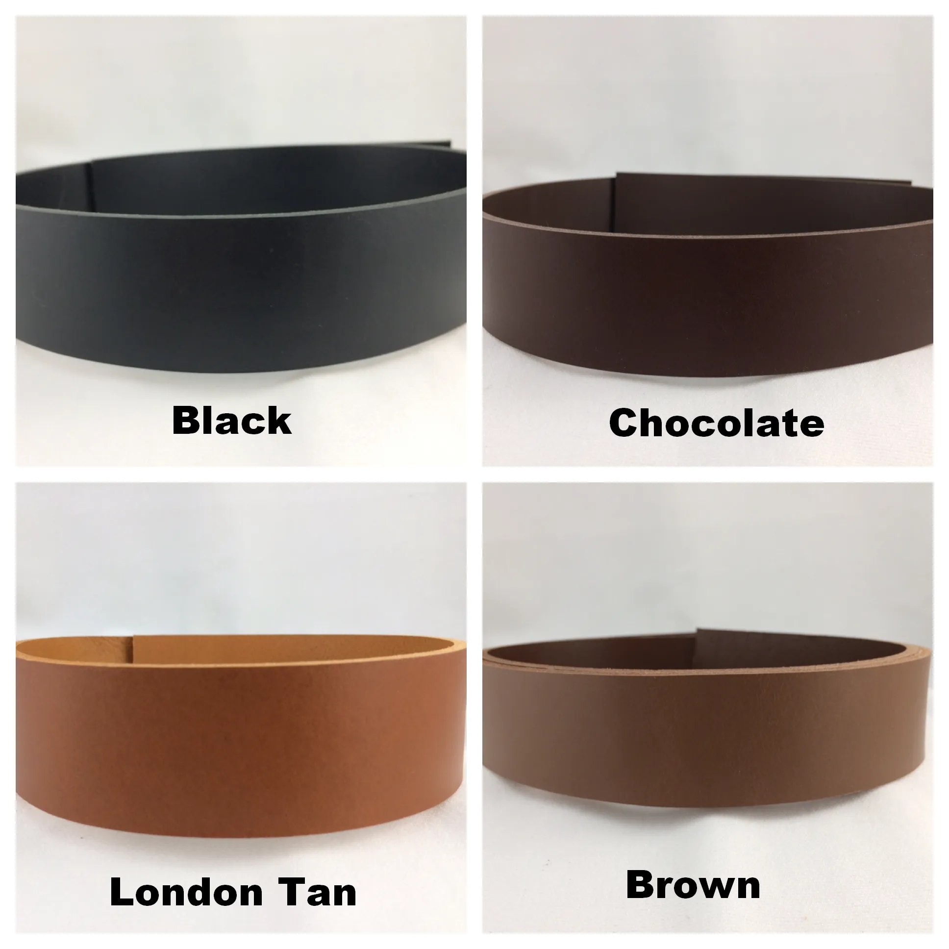 1.5" Sturdy Leather Adjustable Crossbody Luggage Bag Replacement Strap 6 lengths
