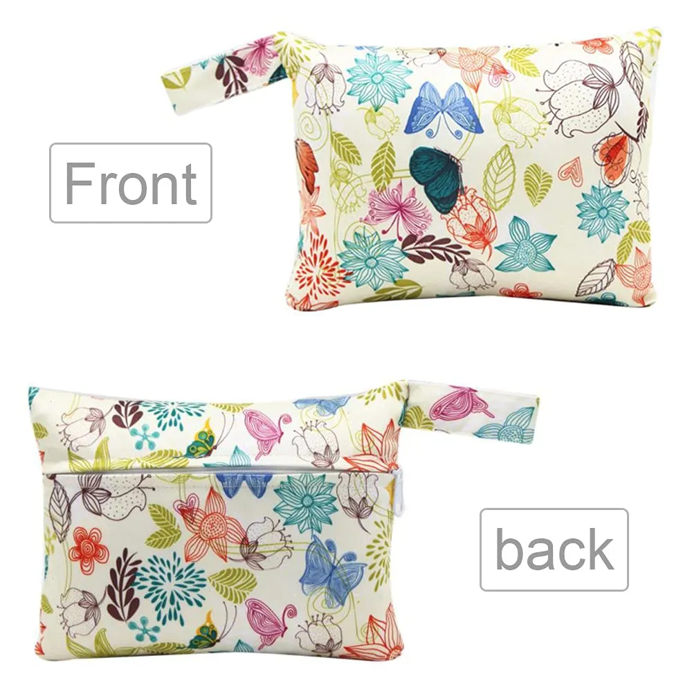 2 Pcs Sanitary Napkin Storage Bags,Menstrual Sanitary Maternity Pads Organisers Pouch Tampons Collect Bags Nursing Pad Holder Washable for Women and Girls