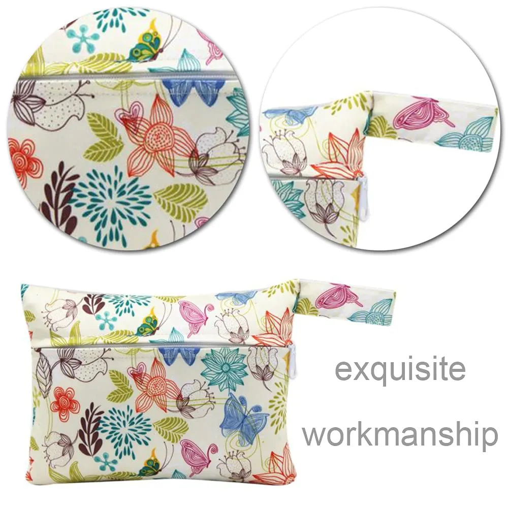 2 Pcs Sanitary Napkin Storage Bags,Menstrual Sanitary Maternity Pads Organisers Pouch Tampons Collect Bags Nursing Pad Holder Washable for Women and Girls