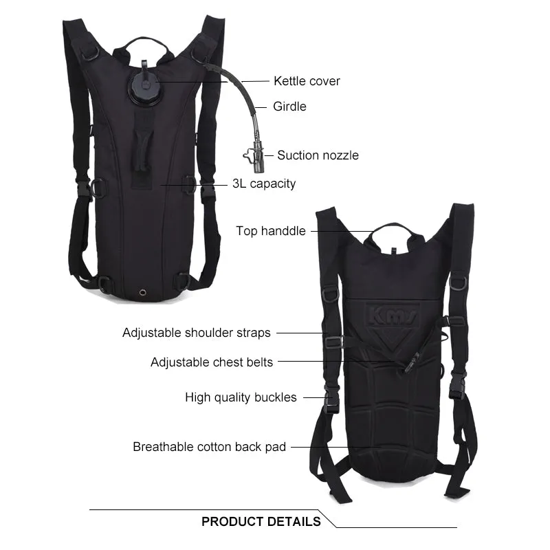3L Hydration Backpack Camel Bag