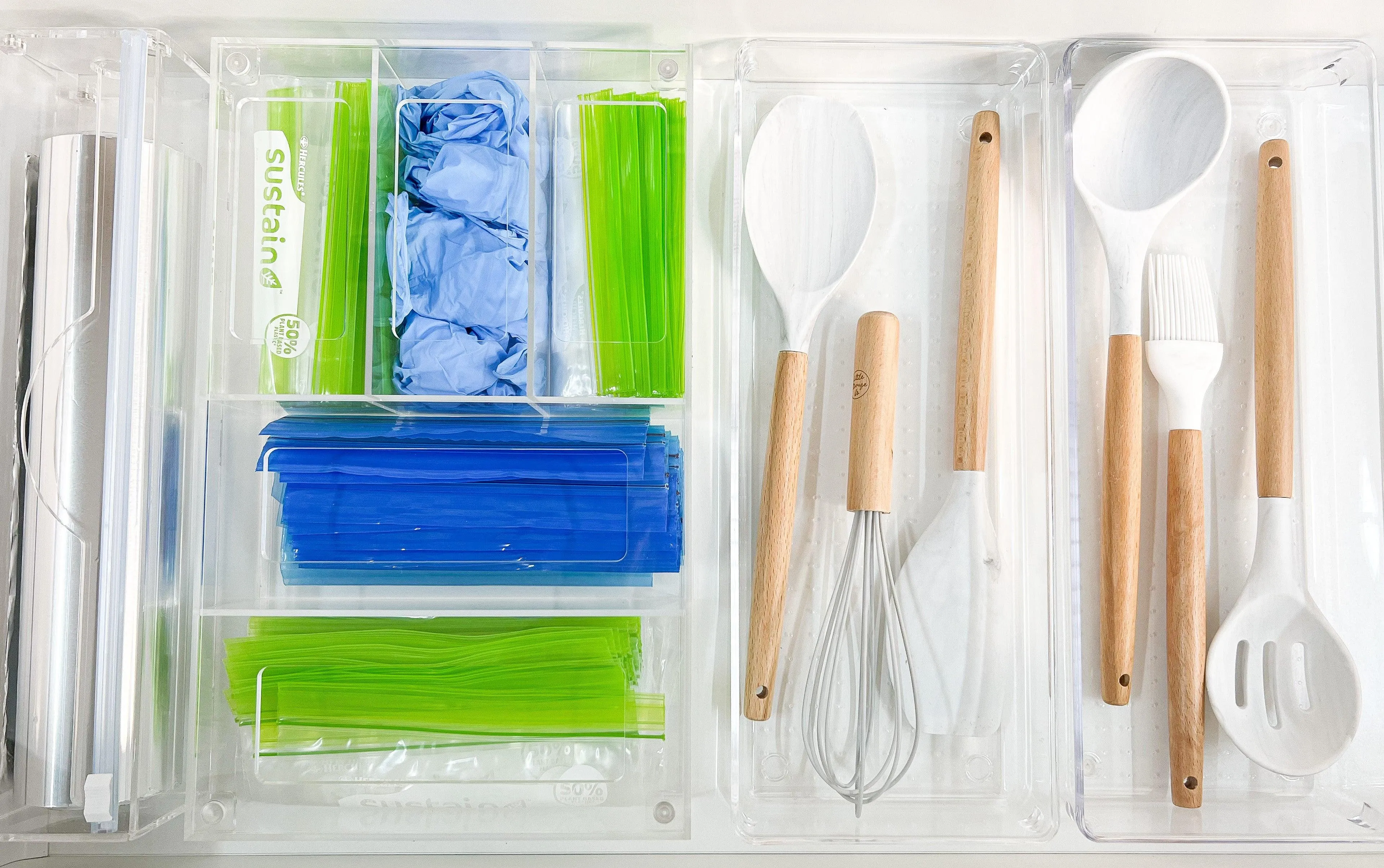 Acrylic Sandwich Bag Organiser