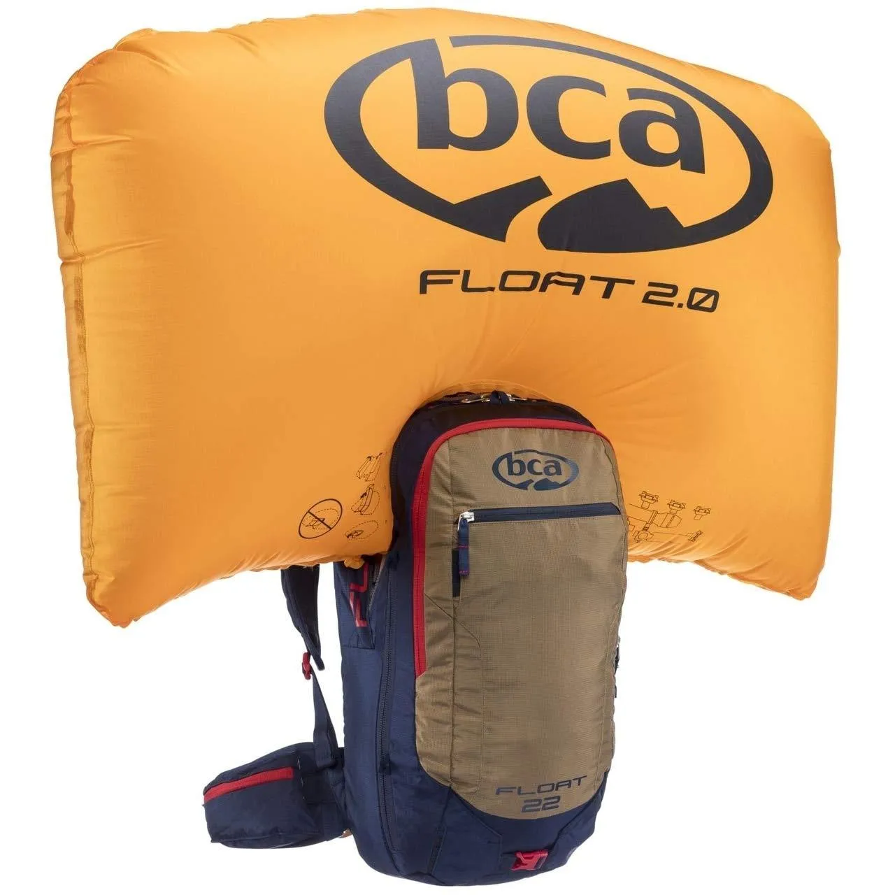 BCA Float 22 Avalanche Airbag 2.0 Backpack (Black/Lime)