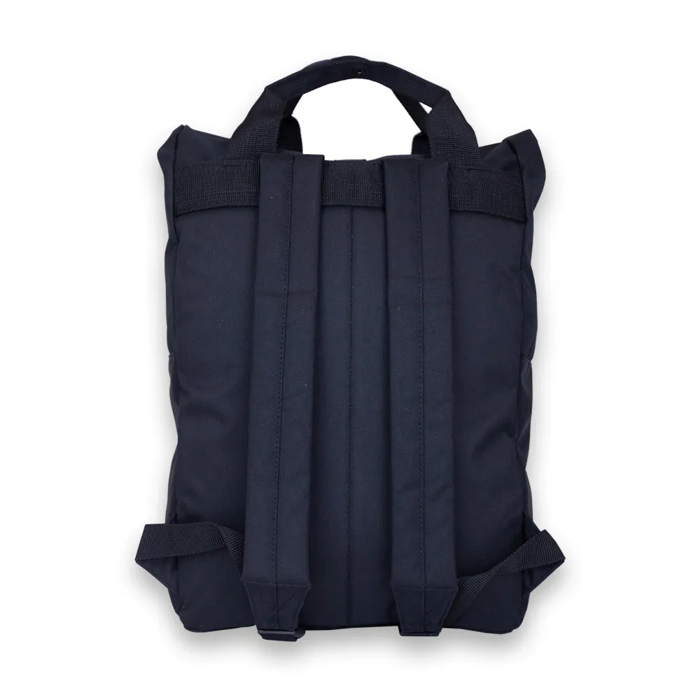 Black Roll-Top Backpack