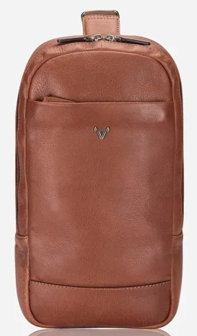 Brando Kudu Leather Single Strap Backpack | Copper