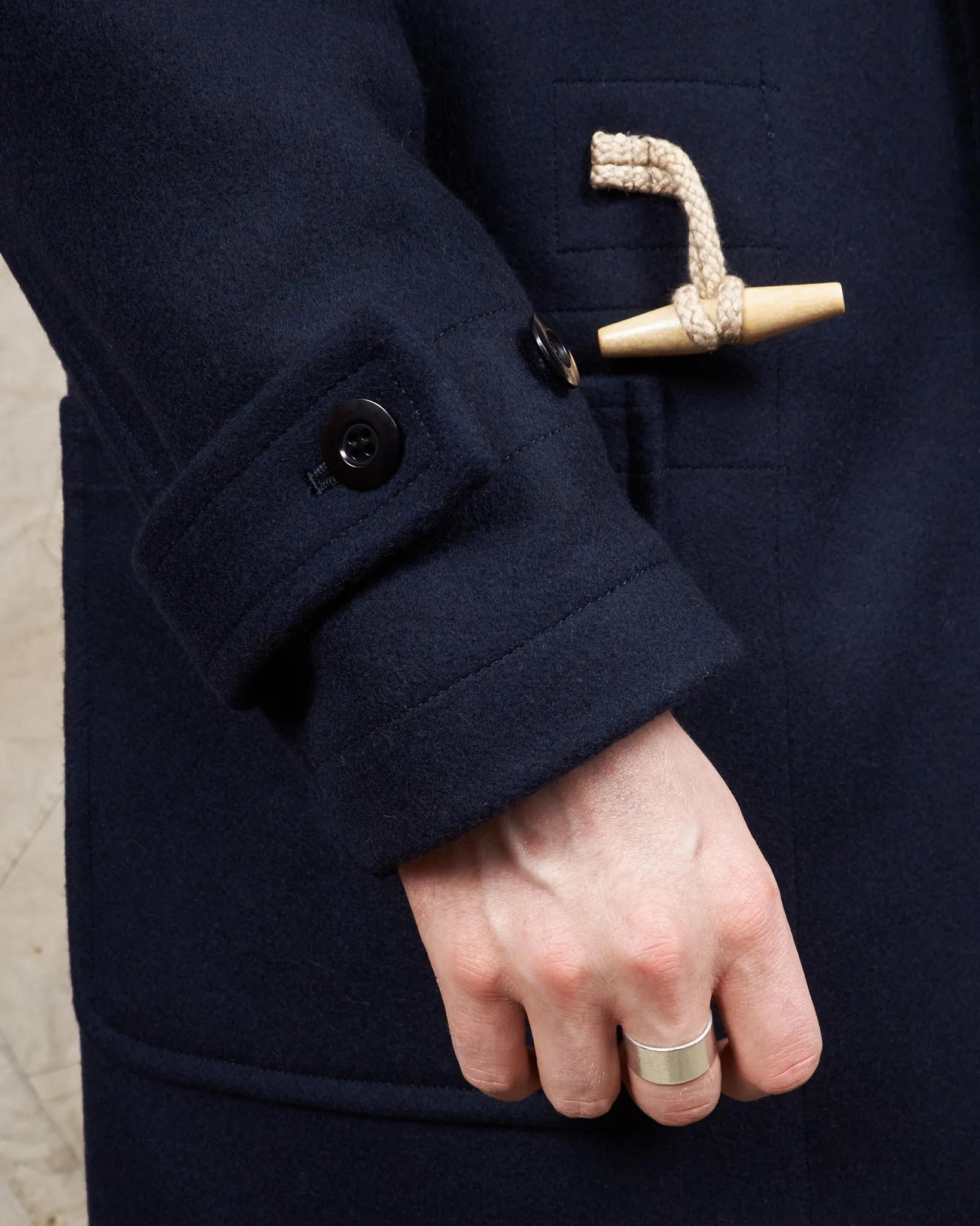 Buzz Rickson's Wool Duffle Coat Navy BR15164