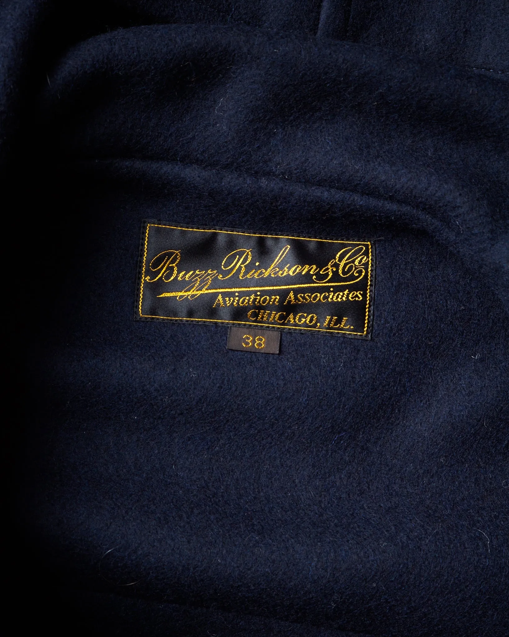 Buzz Rickson's Wool Duffle Coat Navy BR15164