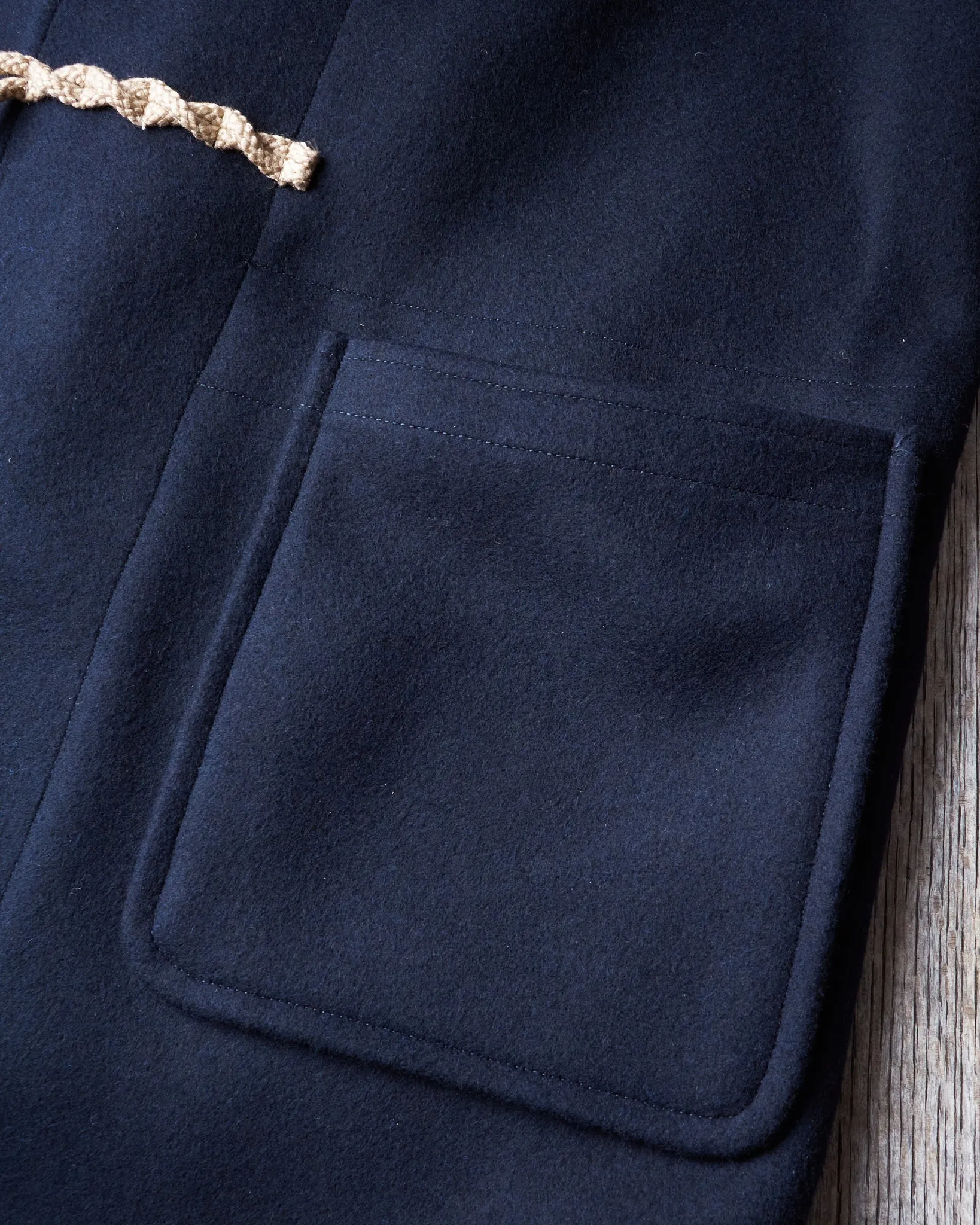 Buzz Rickson's Wool Duffle Coat Navy BR15164
