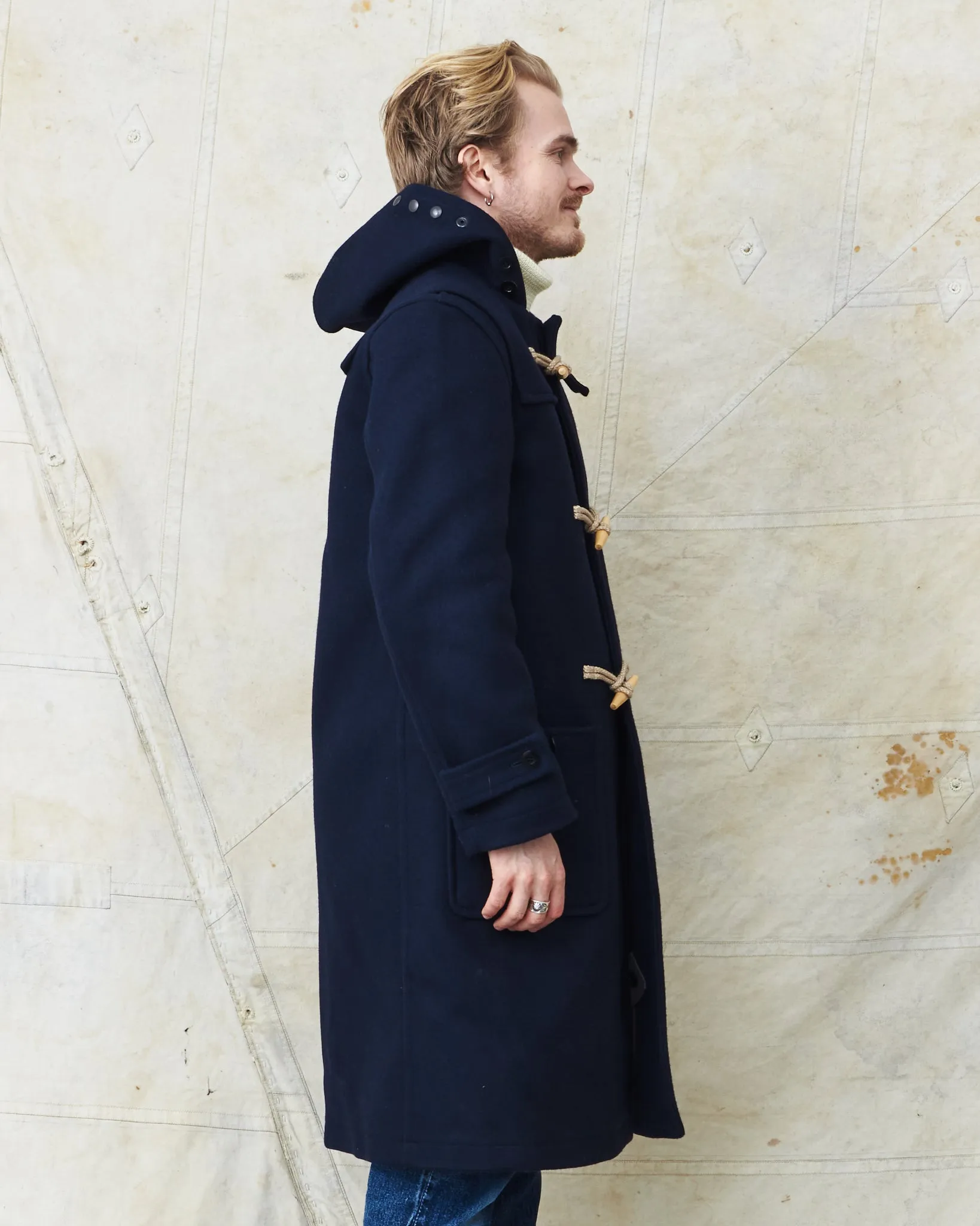 Buzz Rickson's Wool Duffle Coat Navy BR15164