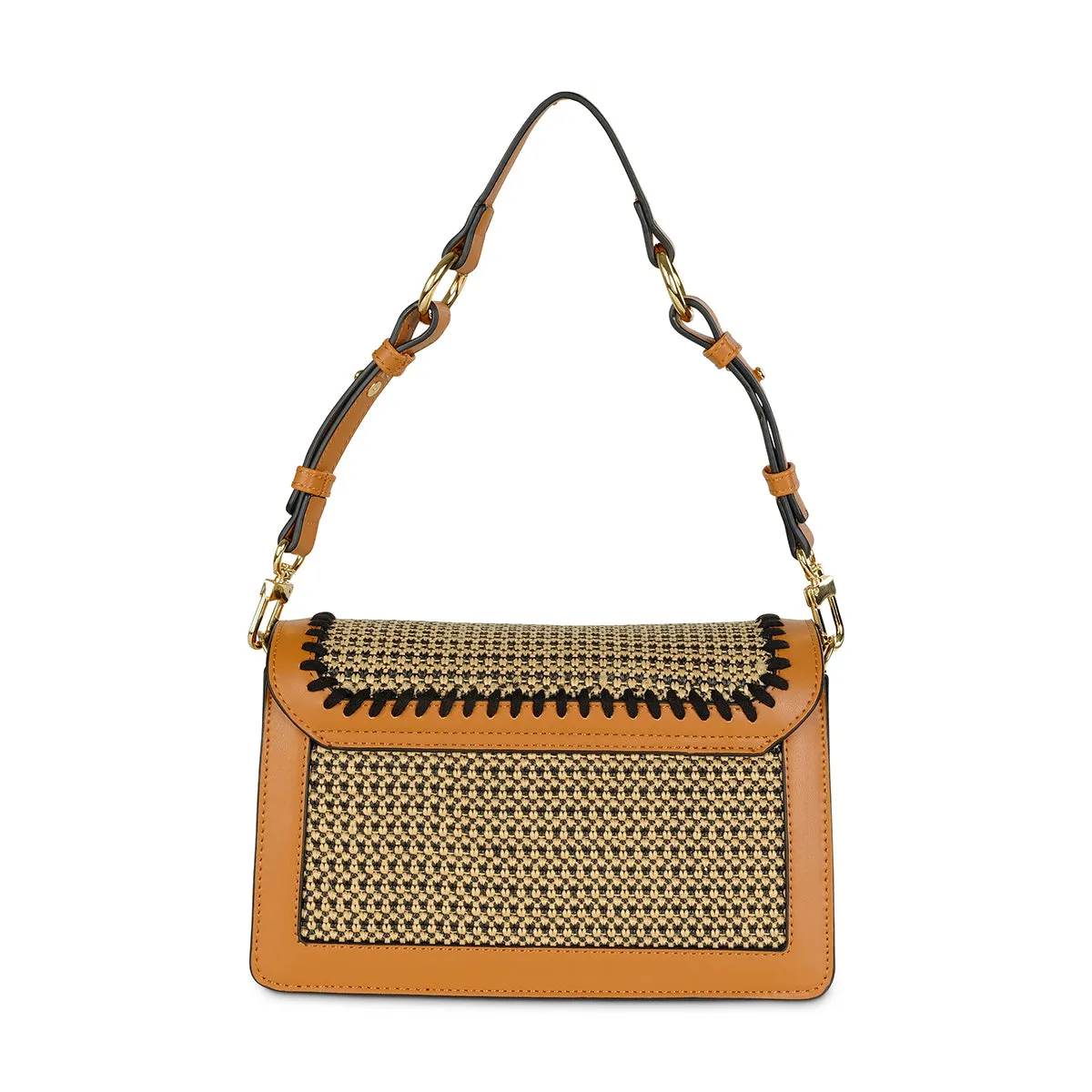 CECELIA SHOULDER BAG- Tan