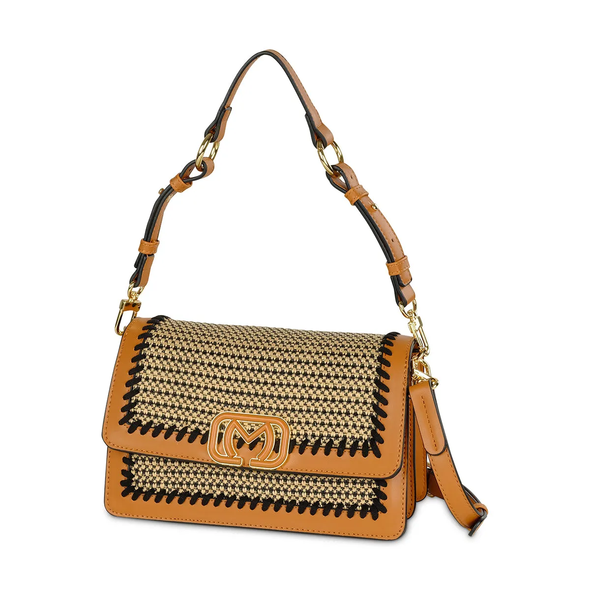 CECELIA SHOULDER BAG- Tan