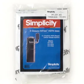 Central Vacuum HEPA Media Bag - All Models