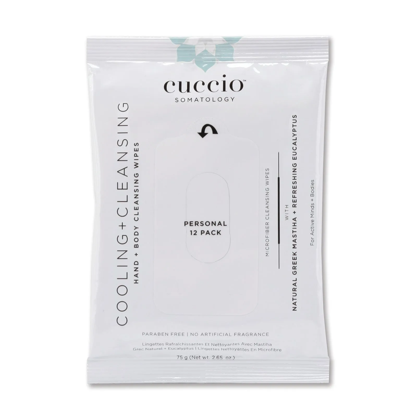COOLING   CLEANSING ACTIVE BODY WIPES - 3 PACKS