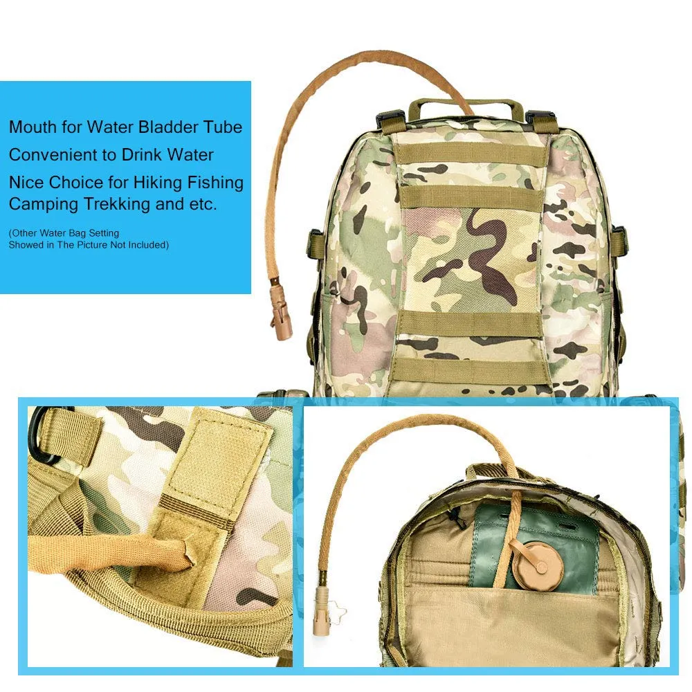 CVLIFE Military Tactical Backpack Survival Army Rucksack Assault Pack Molle Bag