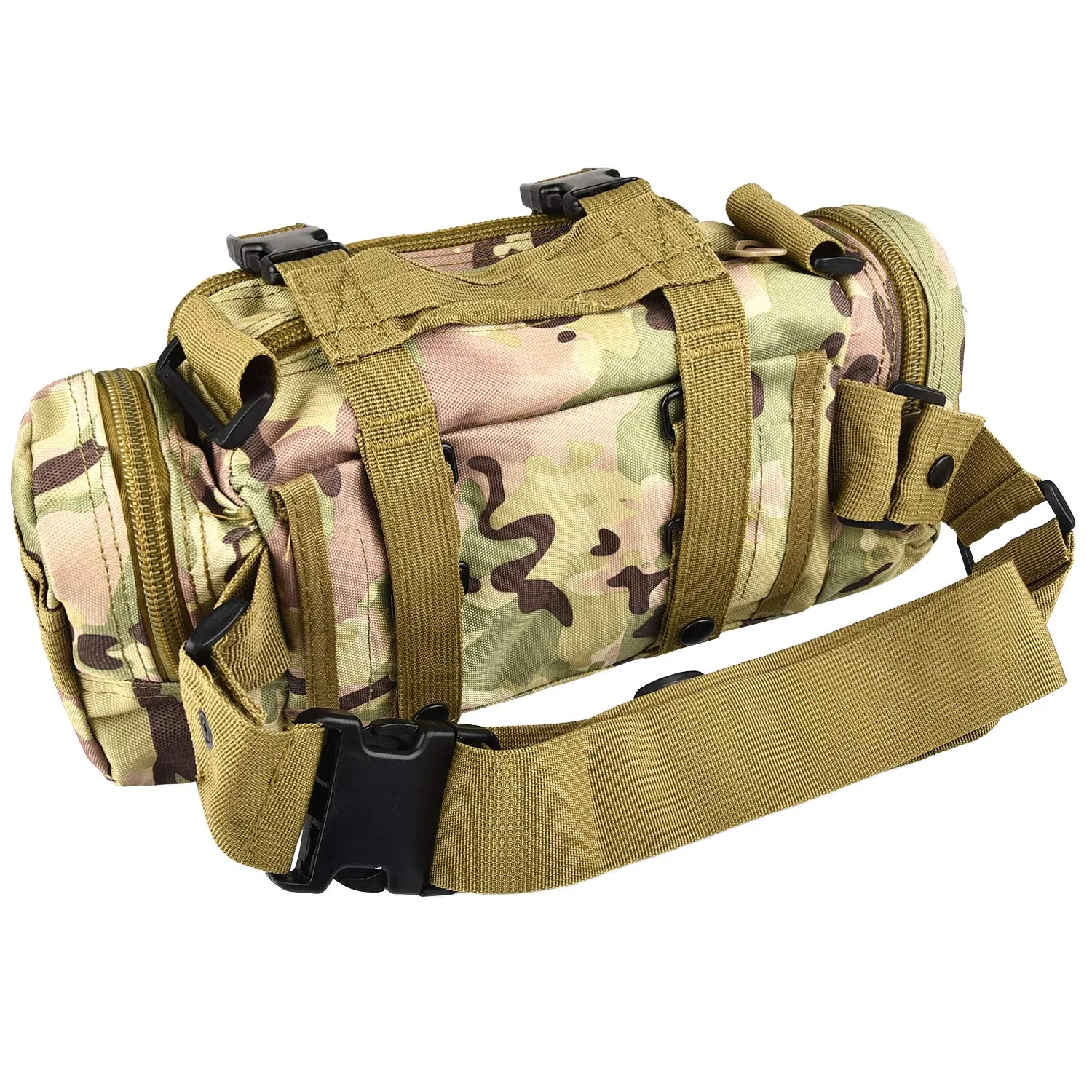 CVLIFE Military Tactical Backpack Survival Army Rucksack Assault Pack Molle Bag