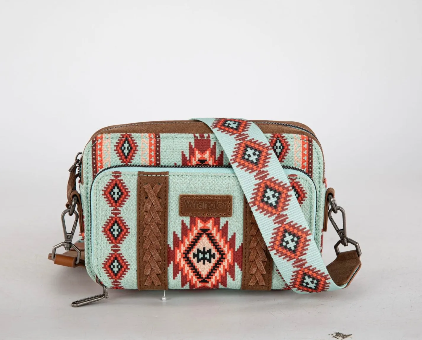 Dani Morgans x Wrangler Western Horizon Crossbody Purse With Wallet Compartment