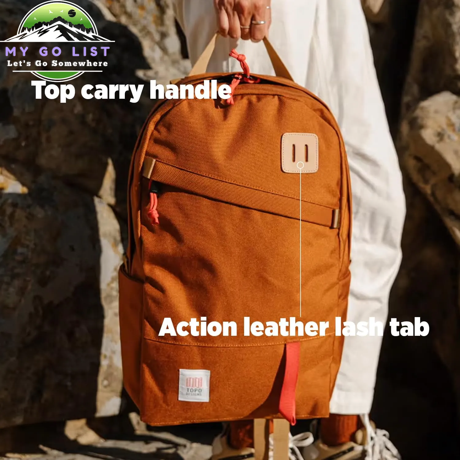 Daypack Classic – Recycled Daily Carry Travel Bag With 2 Laptop Sleeves