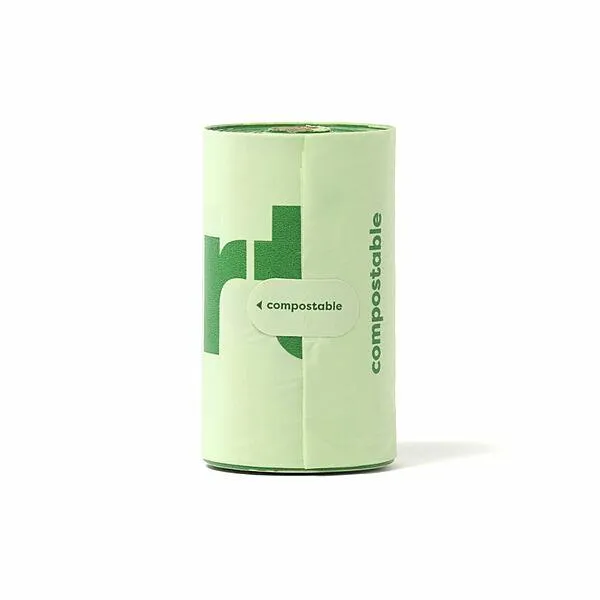 Earth Rated Unscented Compostable Poop Bags | 8 Rolls 120 Bags