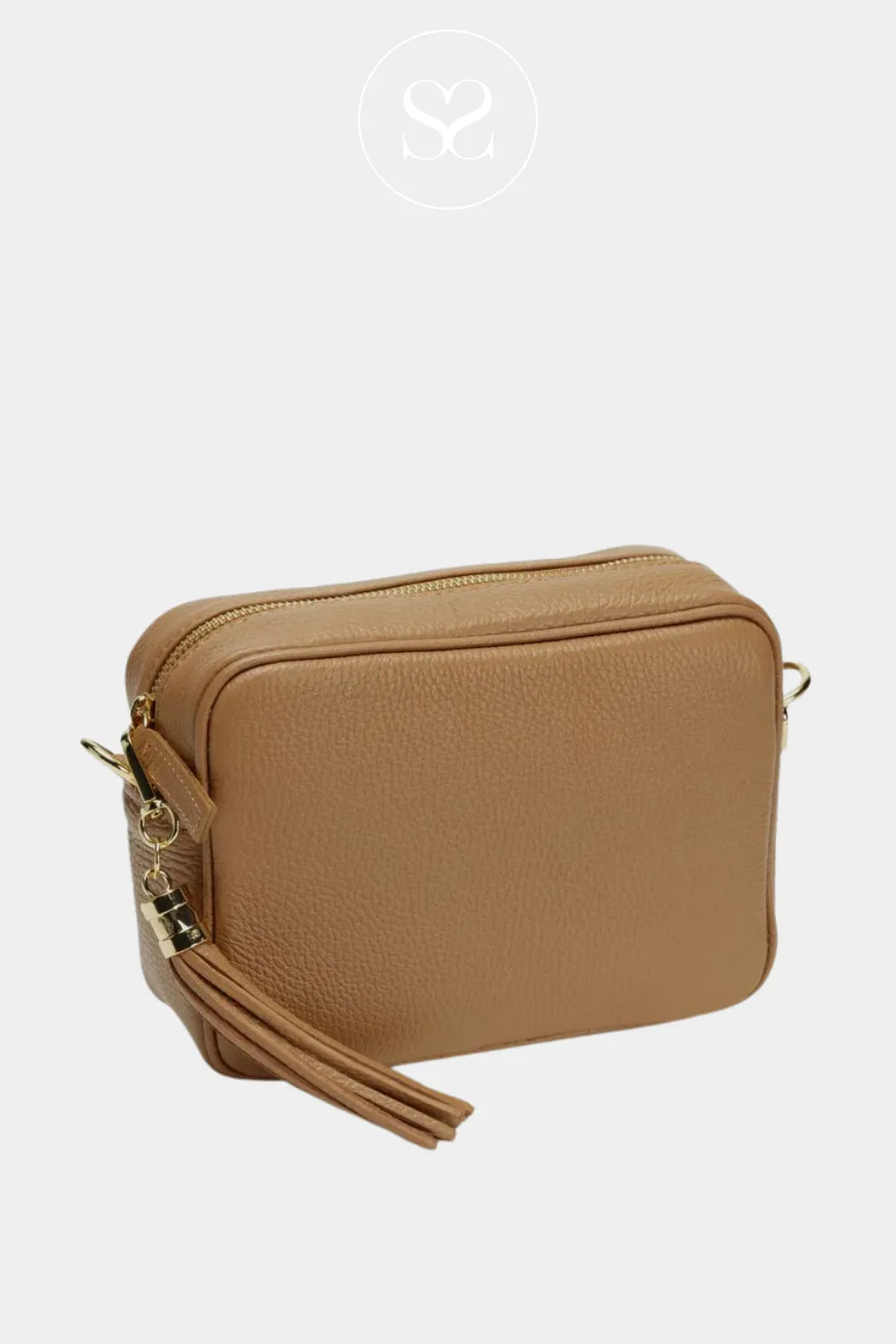 ELIE BEAUMONT -  CROSSBODY BAG -  CAMEL