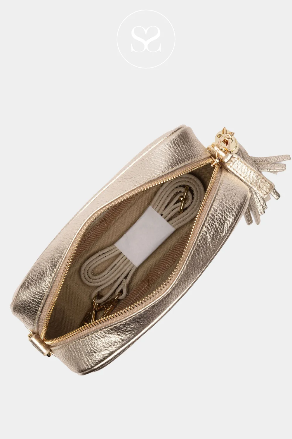 ELIE BEAUMONT - CROSSBODY BAG - GOLD