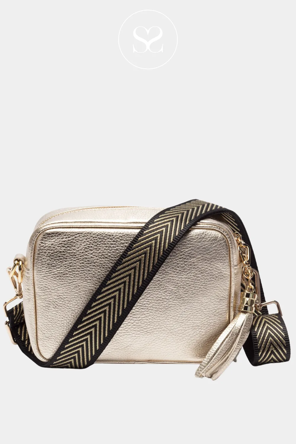 ELIE BEAUMONT - CROSSBODY BAG - GOLD