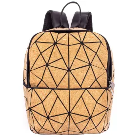 Geometric Cork Backpack (BAG-2064)