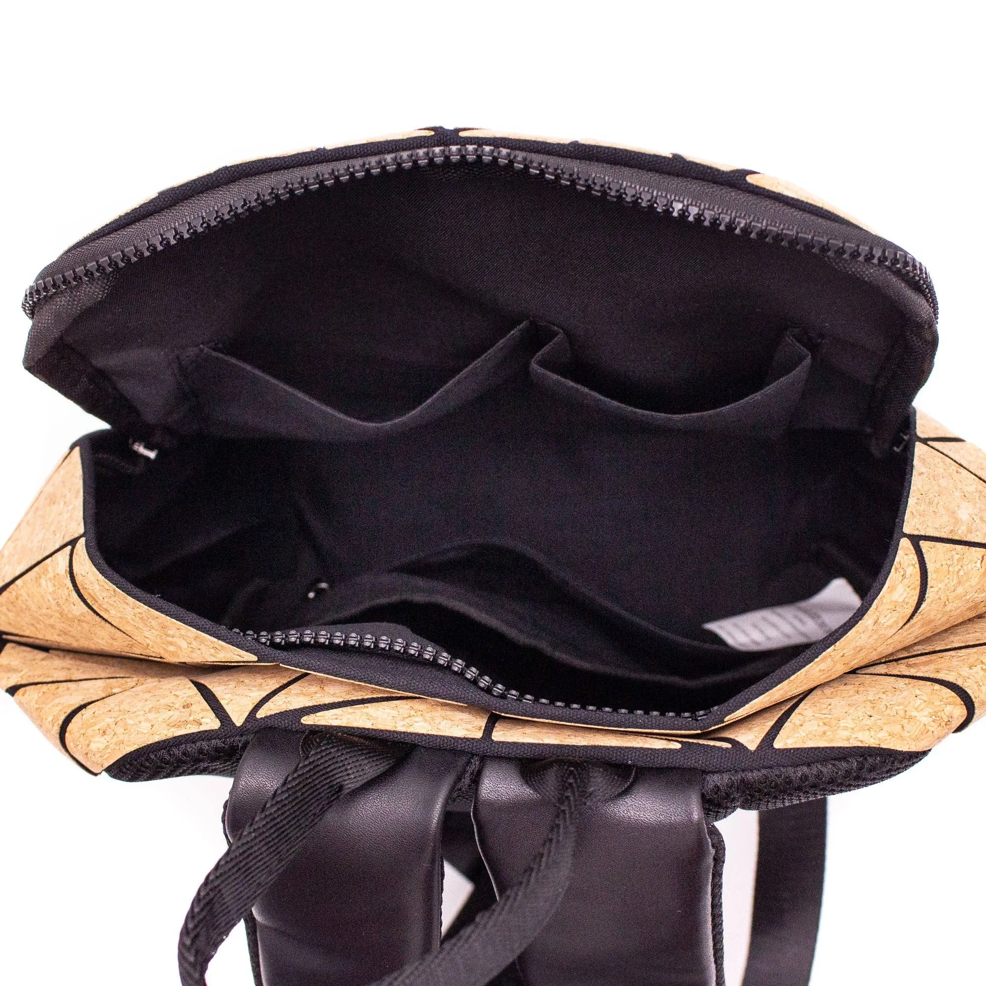 Geometric Cork Backpack (BAG-2064)