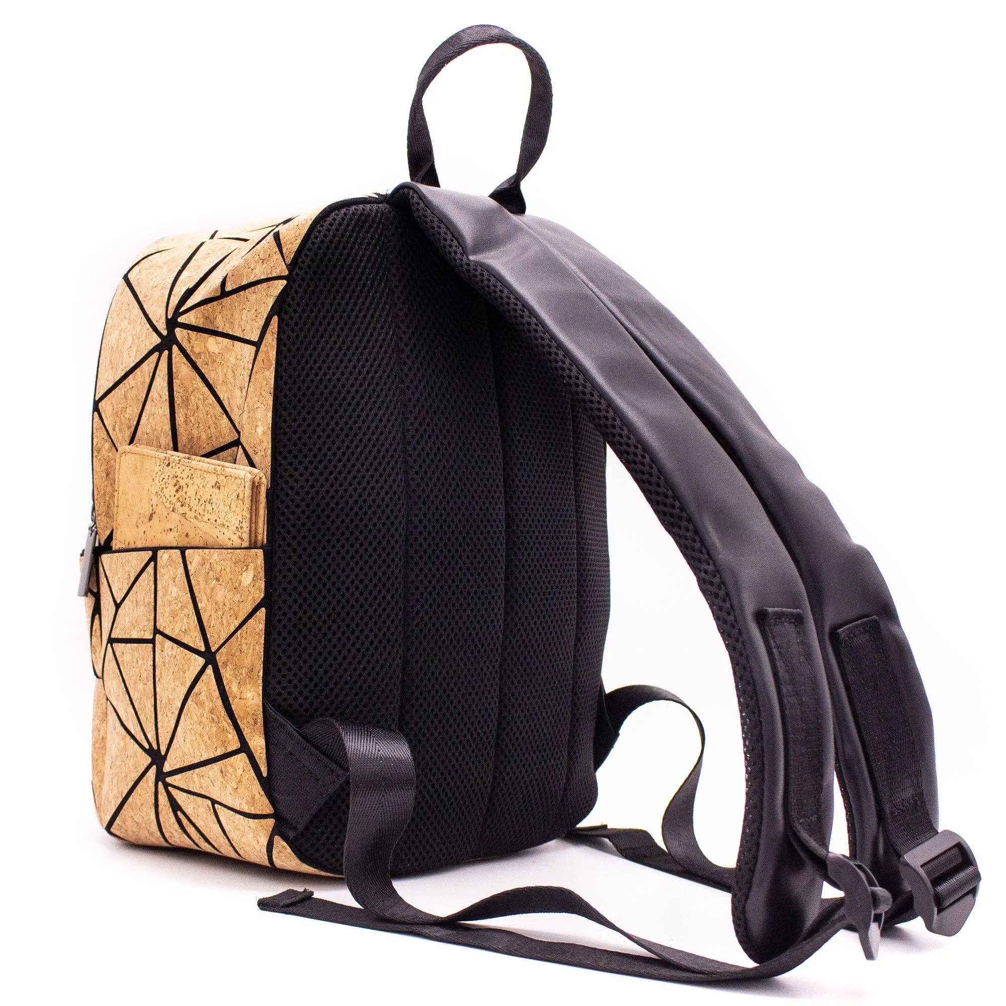 Geometric Cork Backpack (BAG-2064)