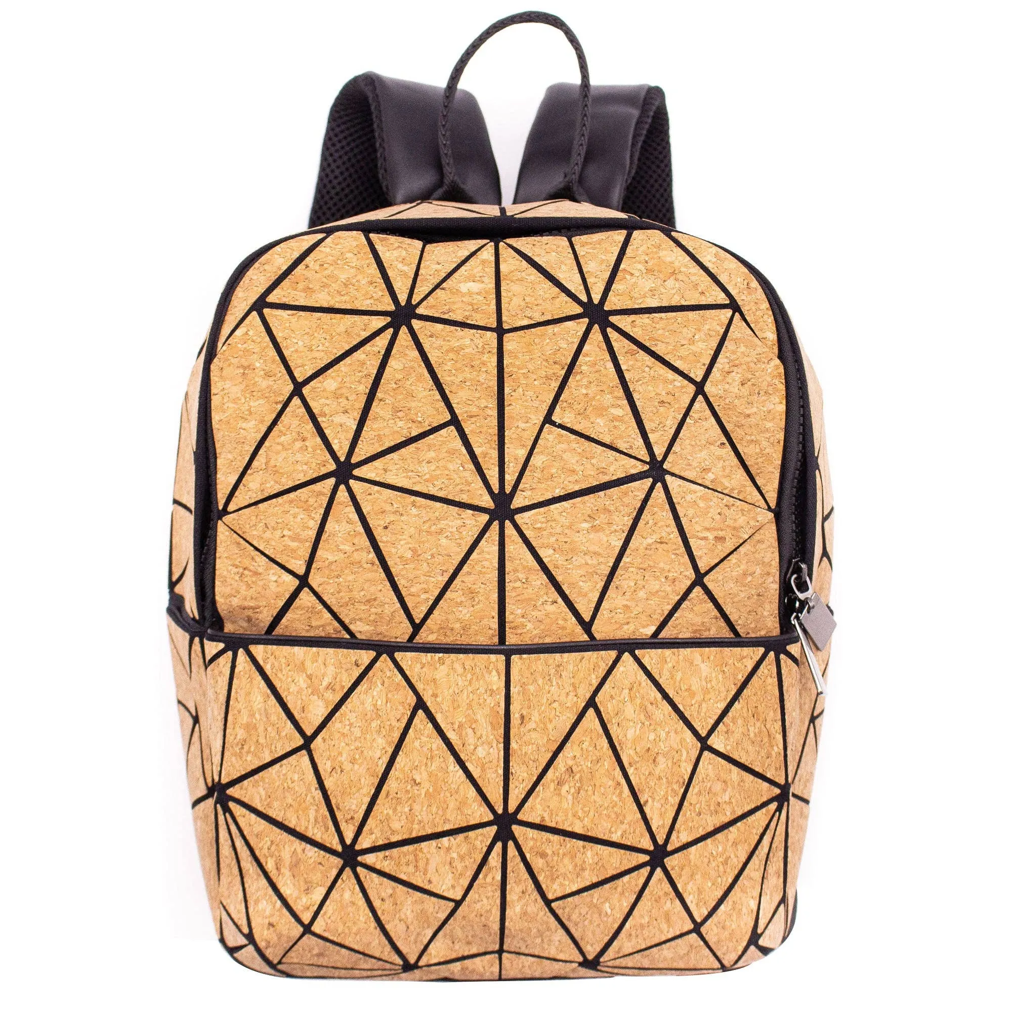 Geometric Cork Backpack (BAG-2064)