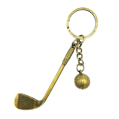 Golf Club Ball Keychain - Stylish Souvenir for Golf Lovers & Fans