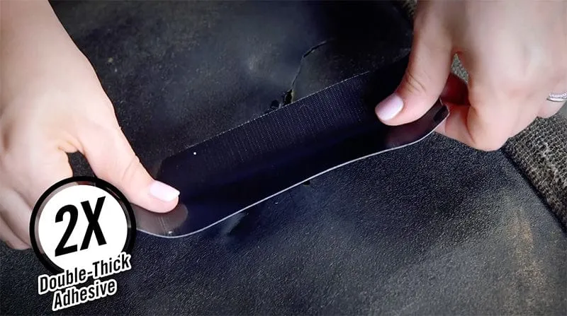 Gorilla Tape Handy 1" x 30' Roll Black a powerful grip in a portable size 2X Double -Thick Adhesive - 6100105