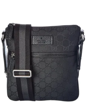 Gucci Small GG Nylon Messenger Bag