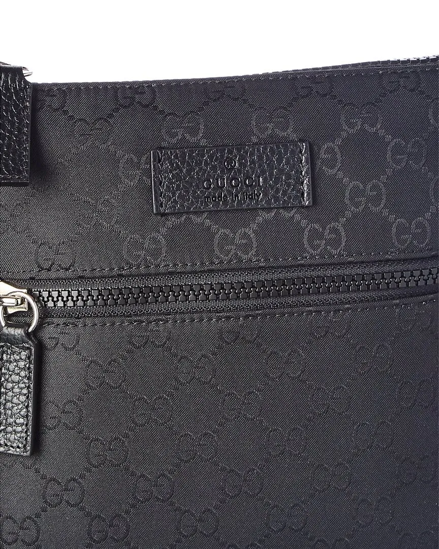 Gucci Small GG Nylon Messenger Bag