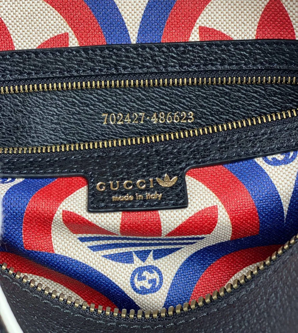 Gucci x adidas small shoulder bag black