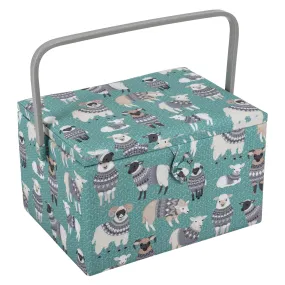 Hobby Gift: Sewing Box (L): Woolly Pully: Item size: (d/w/h) 23.5 x 31 x 20cm.