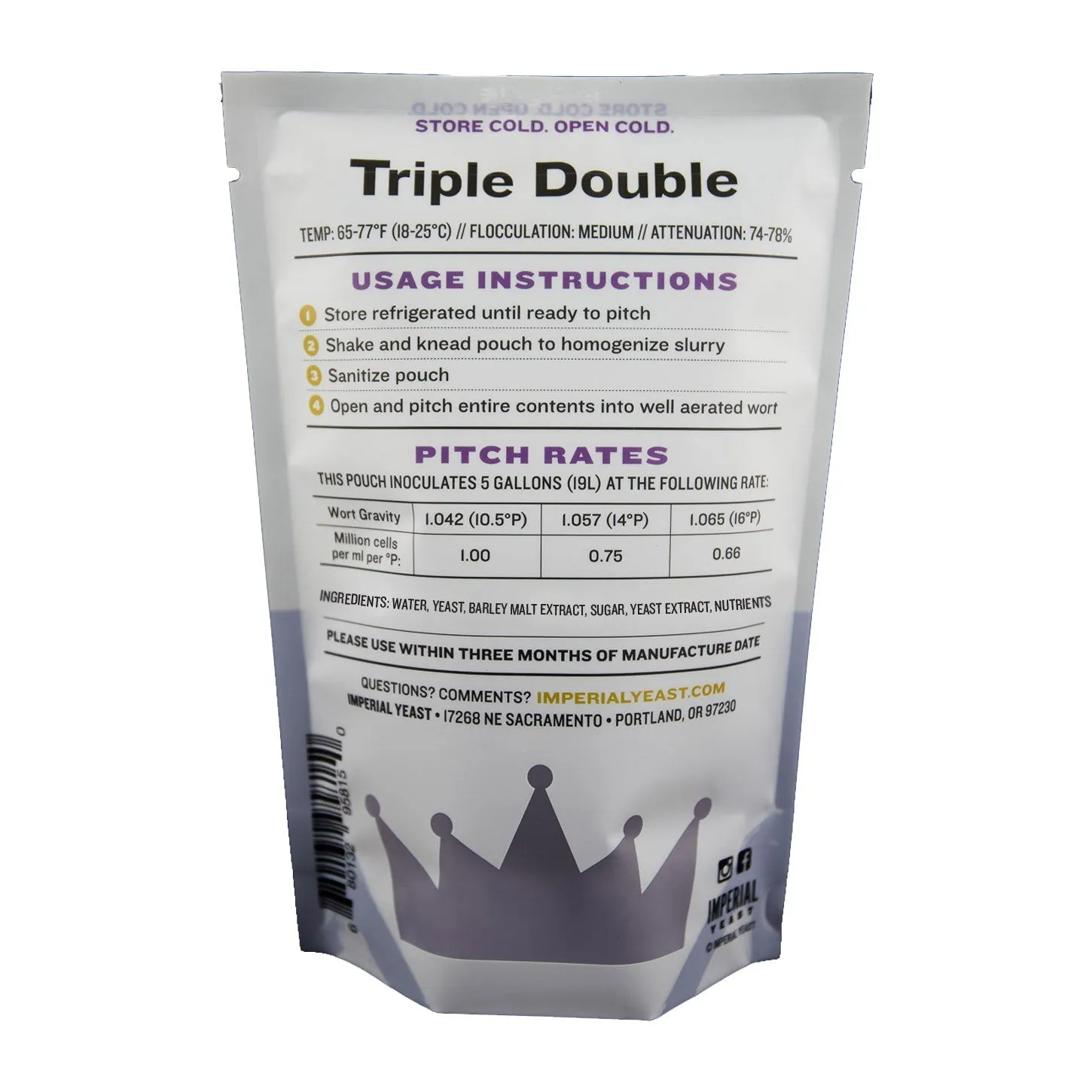 Imperial Yeast B48 Triple Double