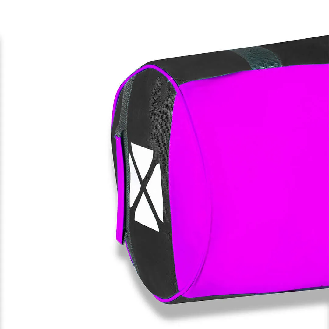 JOURNEY DUFFEL  BLACK / PURPLE