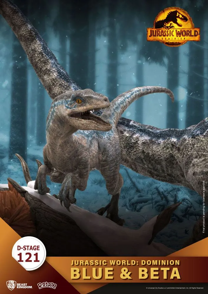Jurassic World: Dominion - D-Stage PVC Diorama - Blue & Beta  reproduction