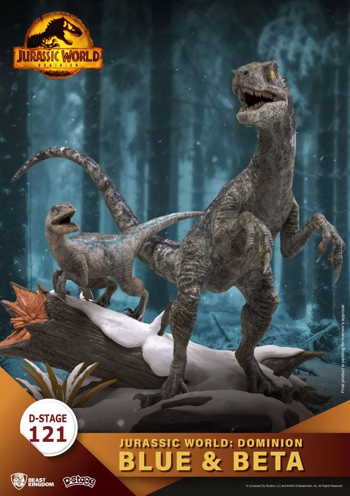 Jurassic World: Dominion - D-Stage PVC Diorama - Blue & Beta  reproduction