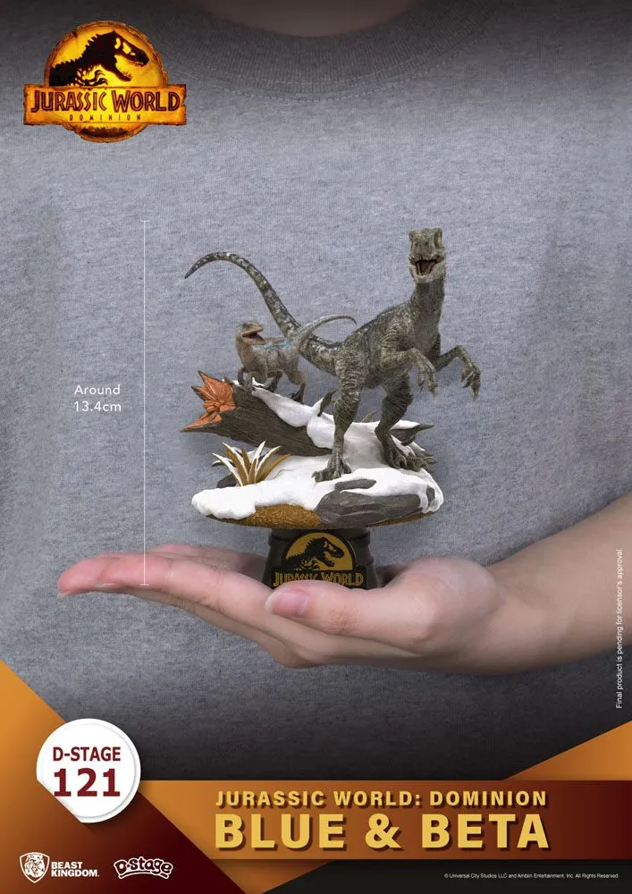 Jurassic World: Dominion - D-Stage PVC Diorama - Blue & Beta  reproduction