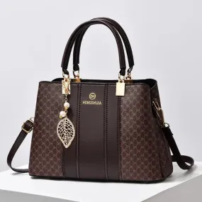 Lady Glams Stylish Leather Small Shoulder Crossbody Bag - Elevate Your Daily Commute with Timeless Style