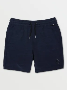 Little Boys Understoned Elastic Waist Hybrid Shorts - Navy