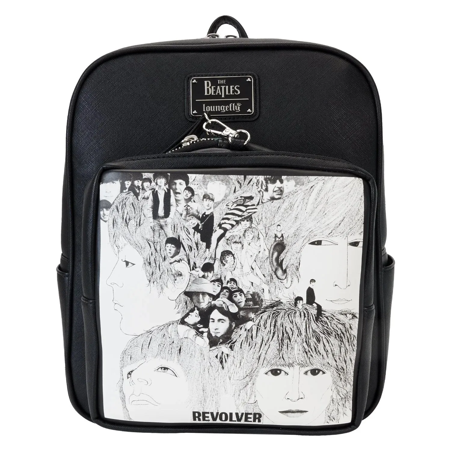 Loungefly x The Beatles Revolver Album Mini Backpack with Record Pouch