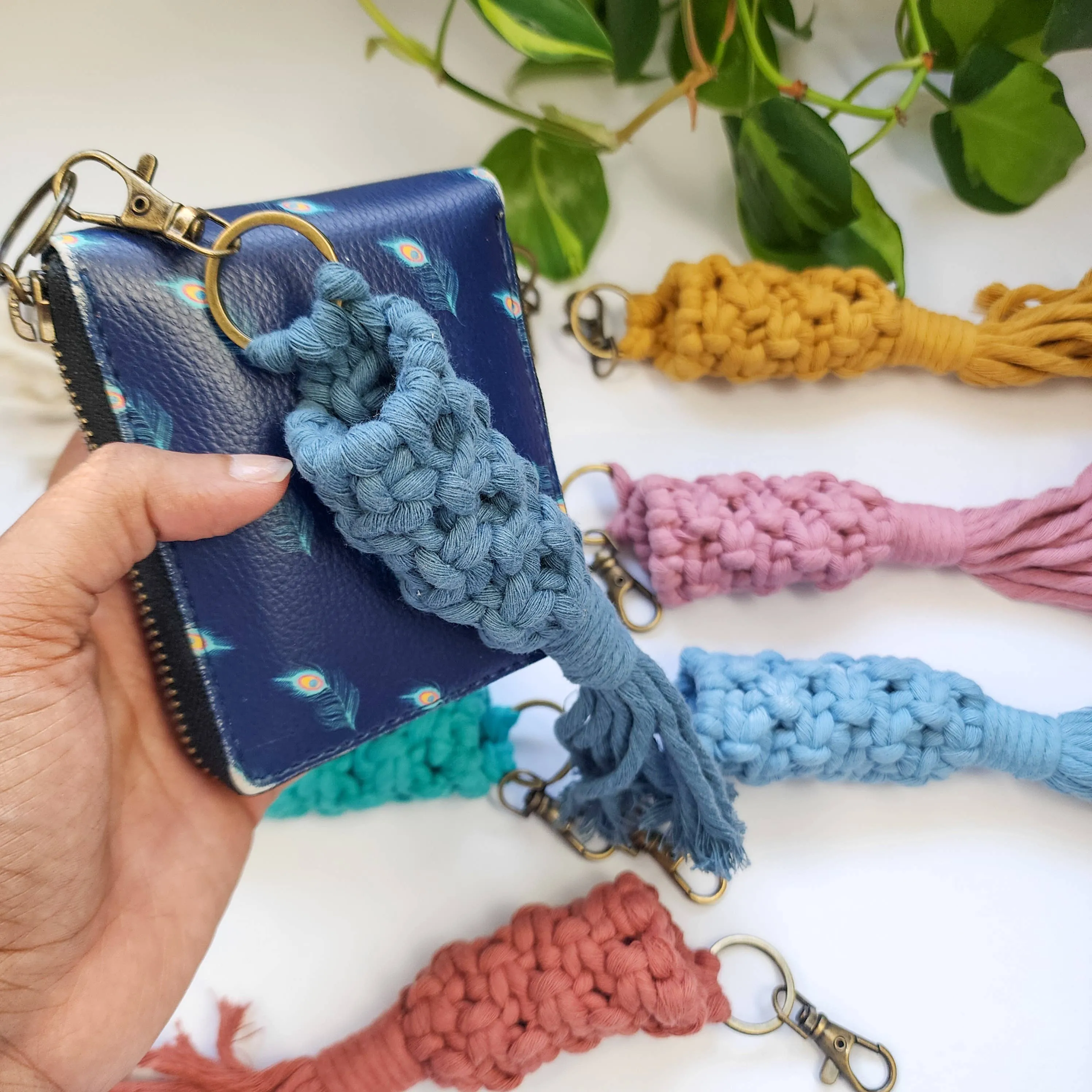 Macrame Chapstick/Lip Balm Holder, Accessories for Women WHOLESALE