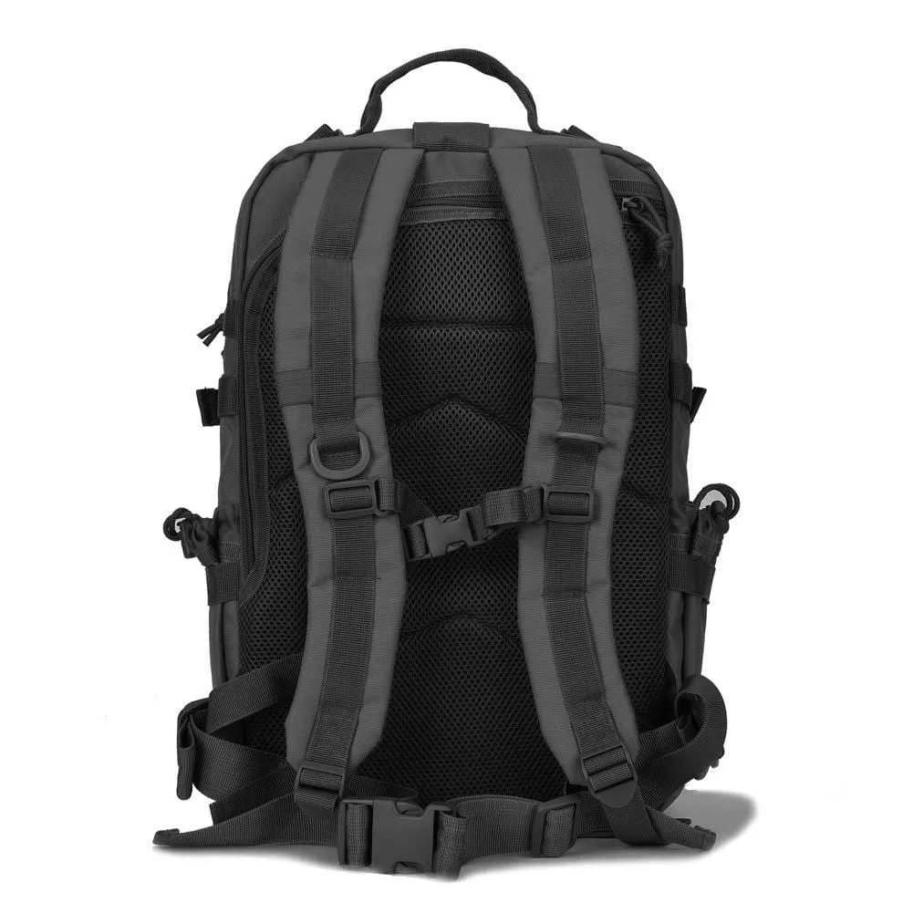 Military Tactical Backpack w/Bottle Holder, Small 3 Day Assault Pack Army Molle Bug Bag Rucksack