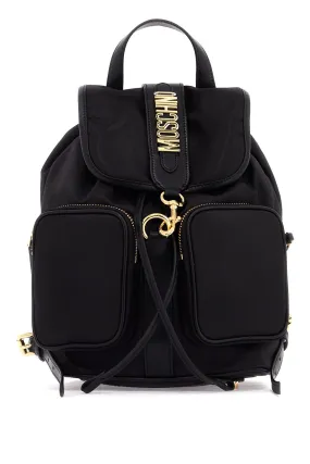 Moschino Backpack With Metal Lettering