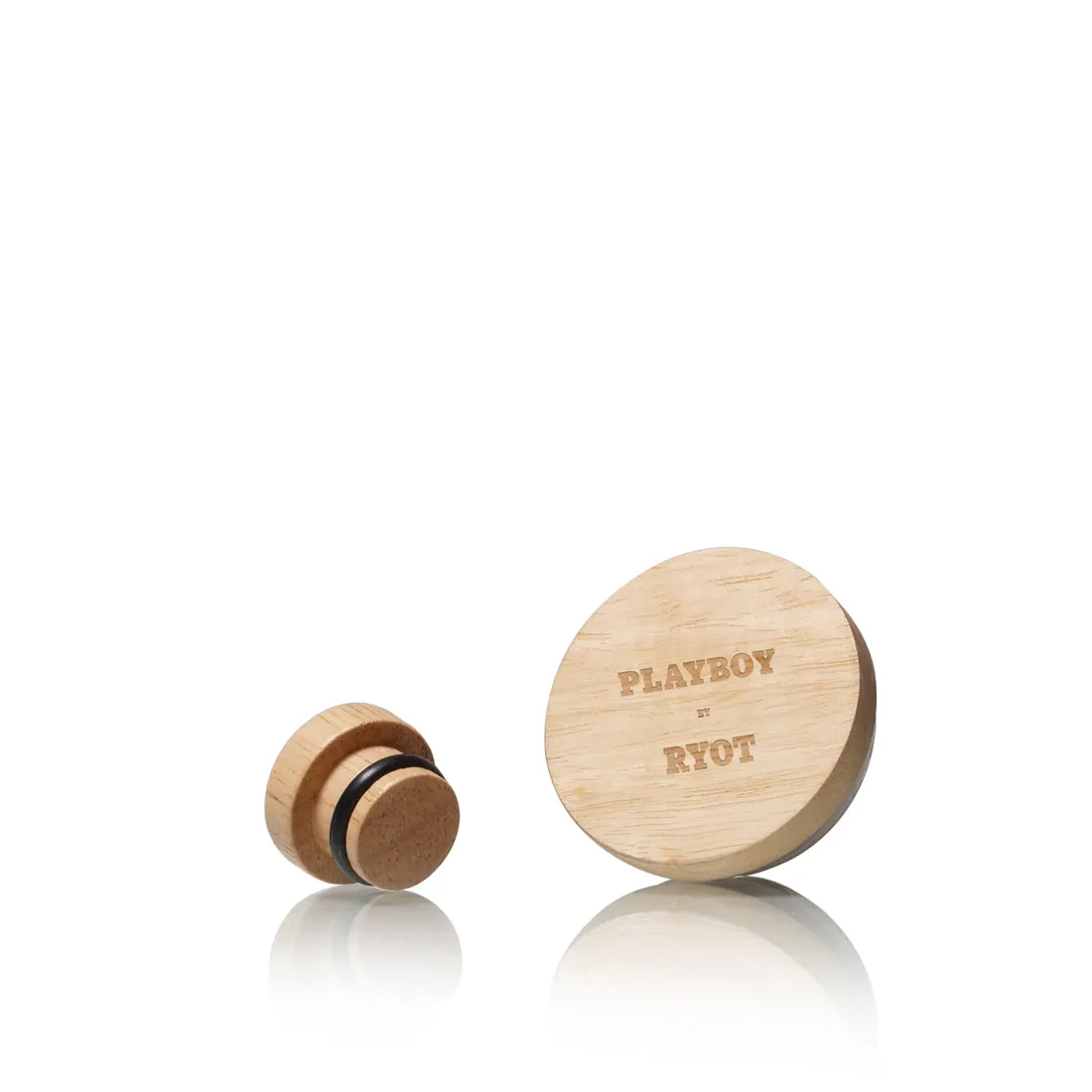 PLAYBOY X RYOT WHITE CERAMIC TRAVELER WATER PIPE