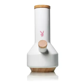 PLAYBOY X RYOT WHITE CERAMIC TRAVELER WATER PIPE