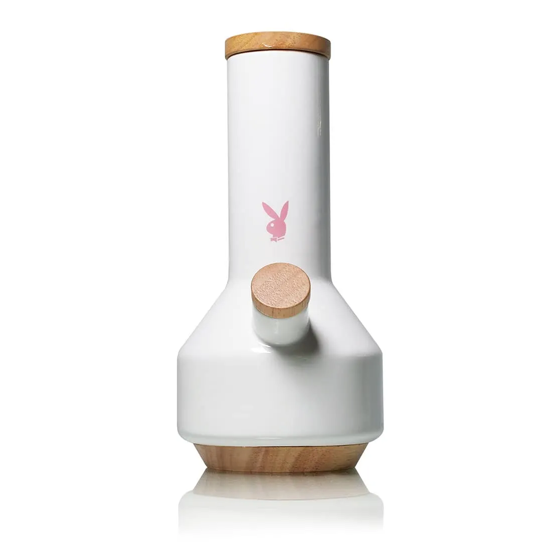 PLAYBOY X RYOT WHITE CERAMIC TRAVELER WATER PIPE